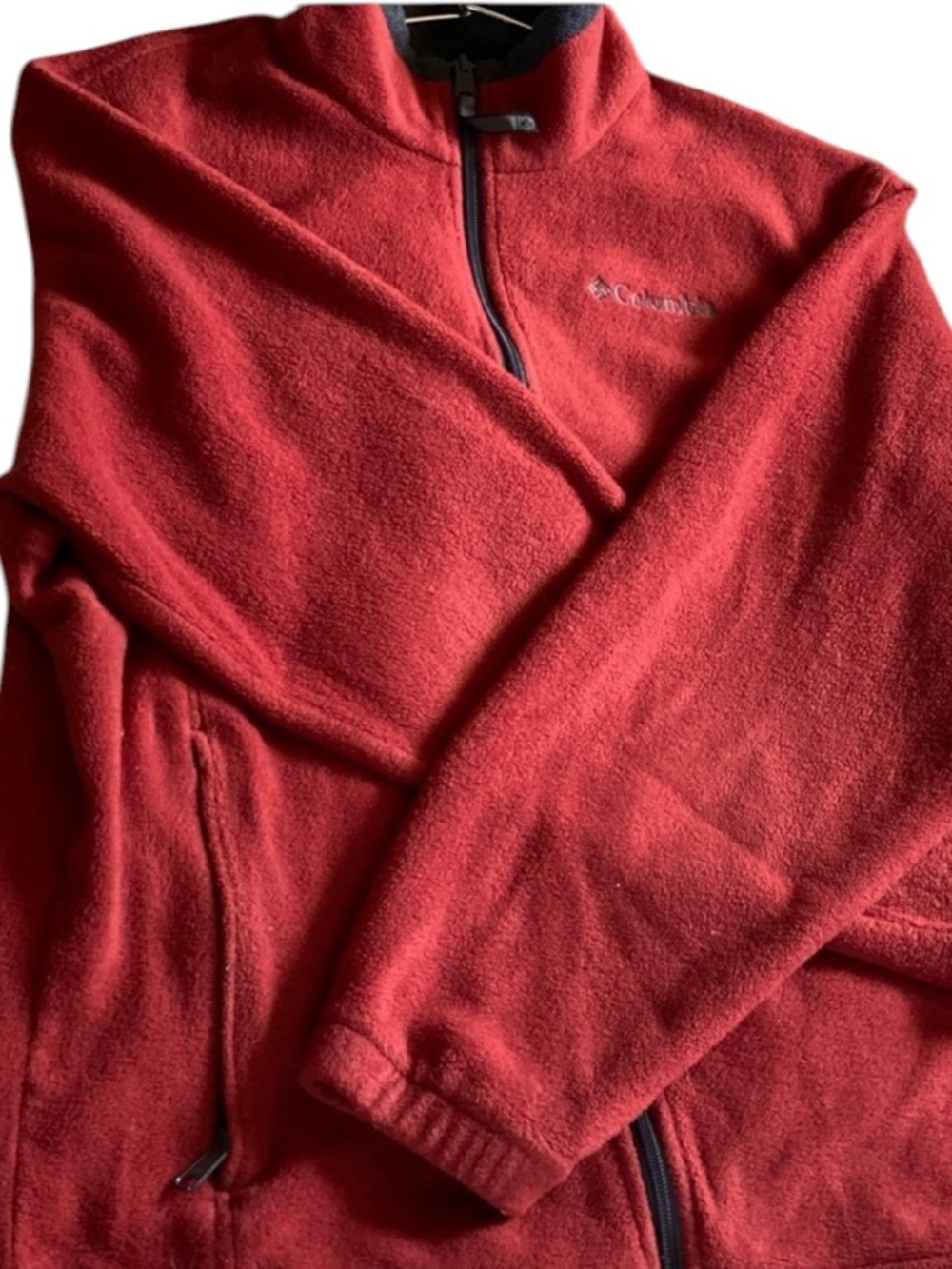 Columbia Zip Fleece Jacket with Flaw